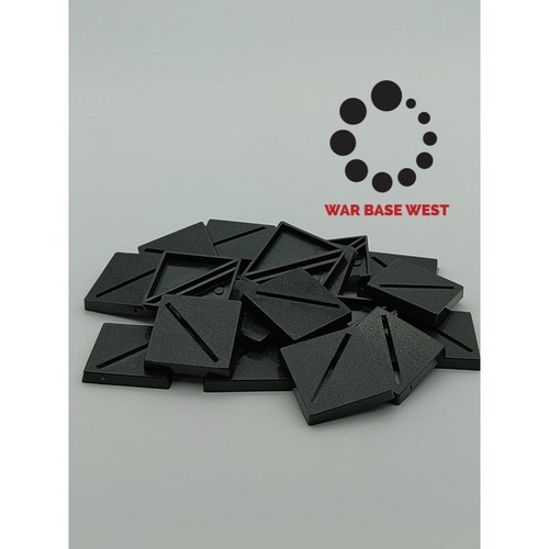 Lot 25mm square beveled - 20,