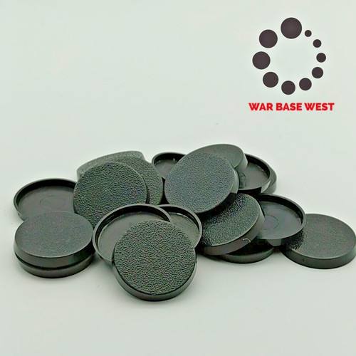 Lot 25mm round bases - of,